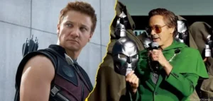 dr doom hawkeye robert downey jr jeremy renner